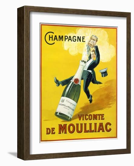 Champagne Vicomte De Moulliac-null-Framed Giclee Print