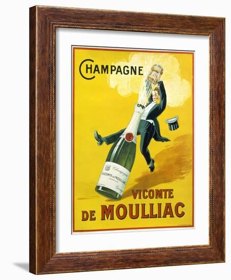 Champagne Vicomte De Moulliac-null-Framed Giclee Print