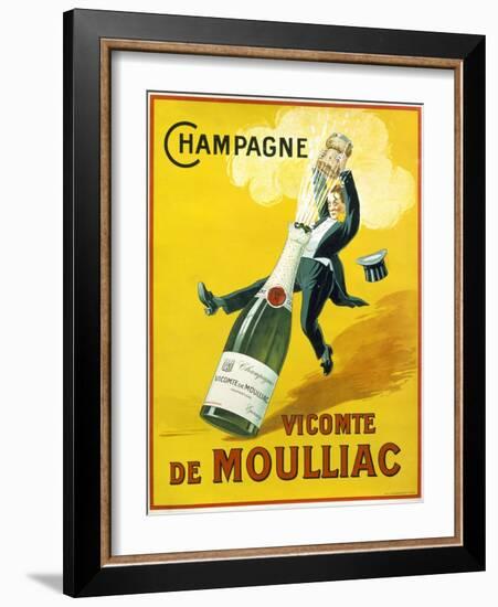 Champagne Vicomte De Moulliac-null-Framed Giclee Print