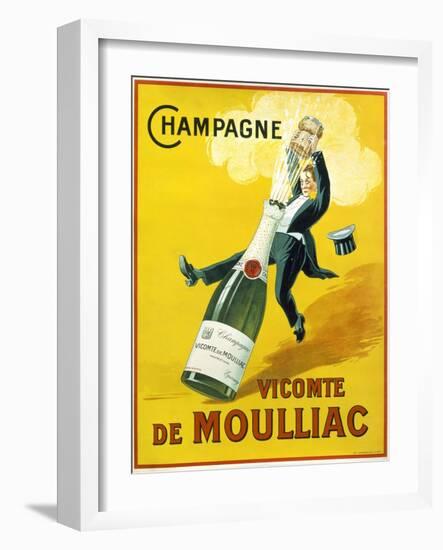 Champagne Vicomte De Moulliac-null-Framed Giclee Print