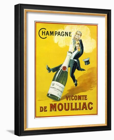 Champagne Vicomte De Moulliac-null-Framed Giclee Print