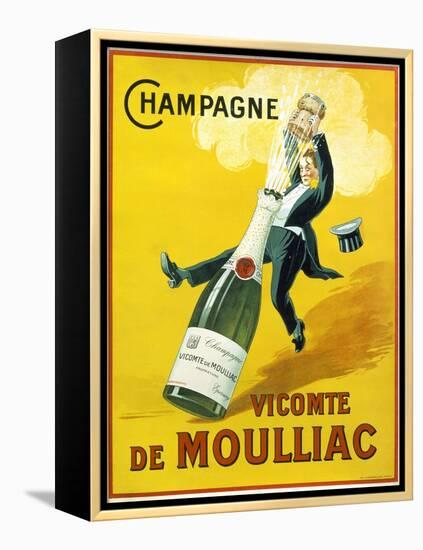 Champagne Vicomte De Moulliac-null-Framed Premier Image Canvas