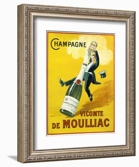 Champagne Vicomte De Moulliac-null-Framed Premium Giclee Print