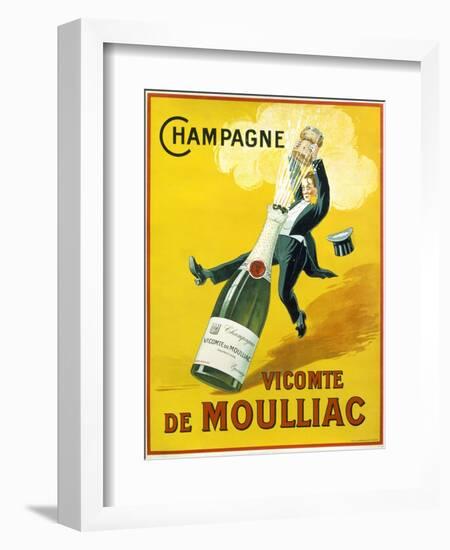 Champagne Vicomte De Moulliac-null-Framed Premium Giclee Print