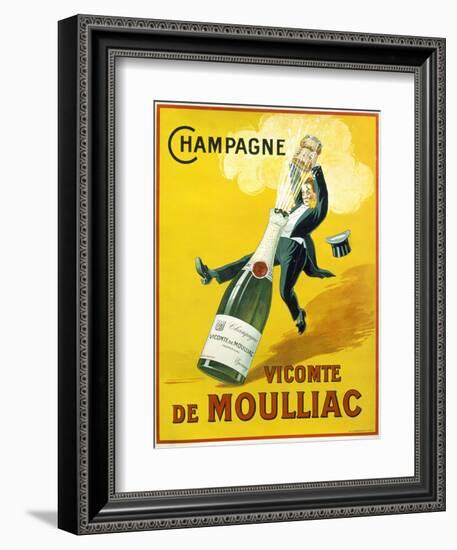 Champagne Vicomte De Moulliac-null-Framed Premium Giclee Print