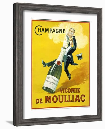 Champagne Vicomte De Moulliac-null-Framed Premium Giclee Print