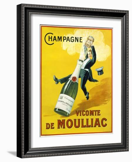 Champagne Vicomte De Moulliac-null-Framed Premium Giclee Print