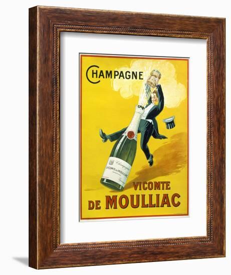 Champagne Vicomte De Moulliac-null-Framed Giclee Print