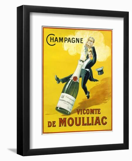 Champagne Vicomte De Moulliac-null-Framed Giclee Print