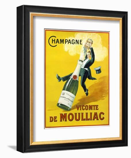 Champagne Vicomte De Moulliac-null-Framed Giclee Print