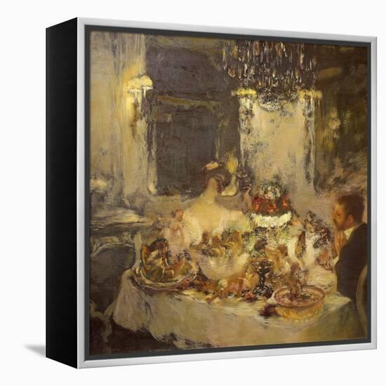 Champagne-Gaston La Touche-Framed Premier Image Canvas