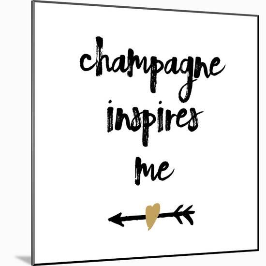 Champagne-Erin Clark-Mounted Giclee Print