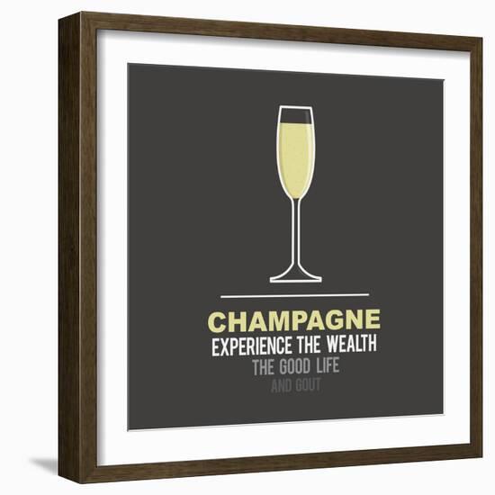 Champagne-mip1980-Framed Giclee Print