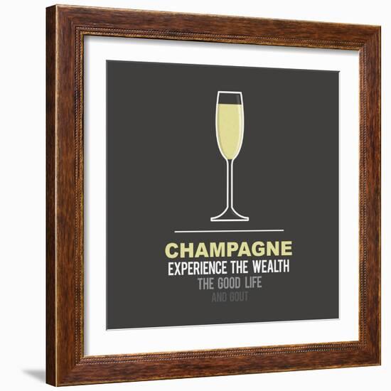 Champagne-mip1980-Framed Giclee Print