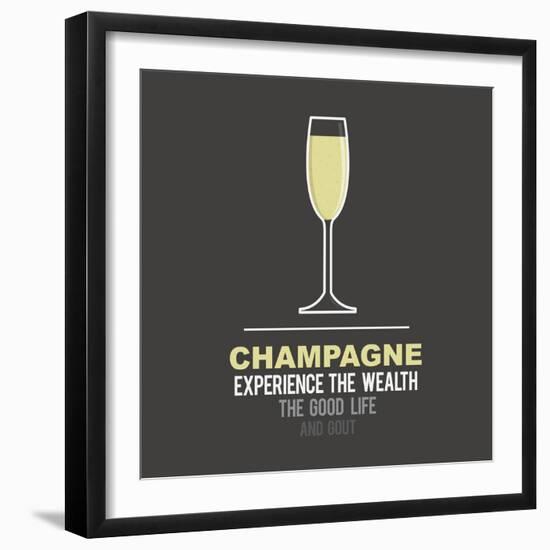 Champagne-mip1980-Framed Giclee Print