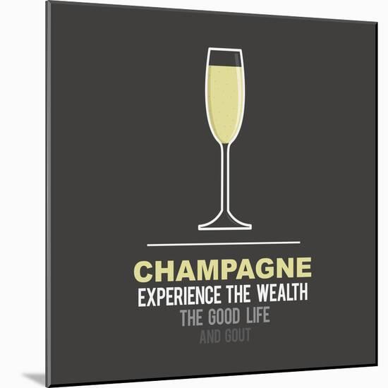 Champagne-mip1980-Mounted Giclee Print