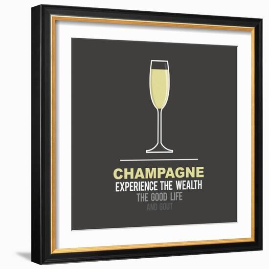 Champagne-mip1980-Framed Giclee Print