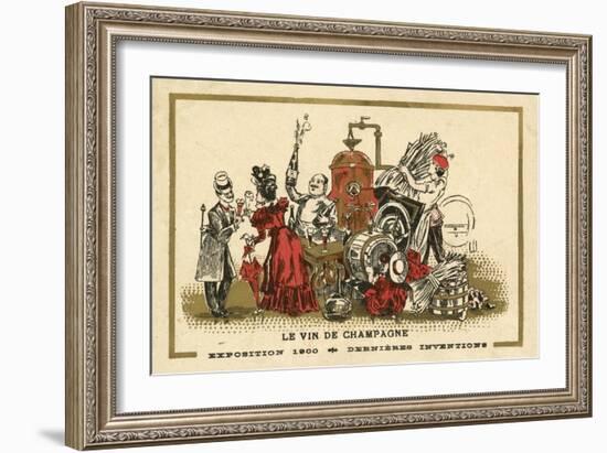 Champagne-null-Framed Giclee Print