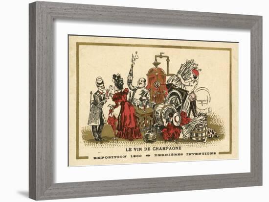 Champagne-null-Framed Giclee Print