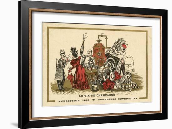 Champagne-null-Framed Giclee Print