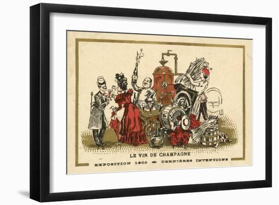 Champagne-null-Framed Giclee Print