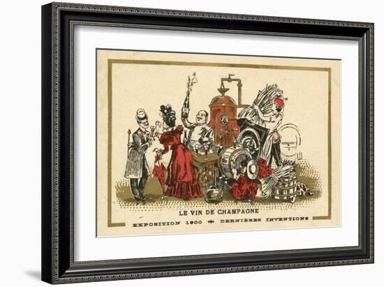 Champagne-null-Framed Giclee Print