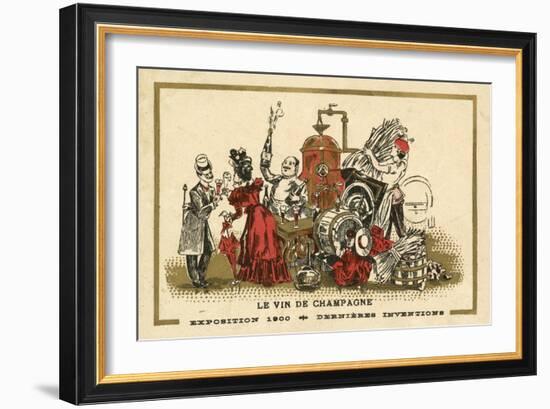 Champagne-null-Framed Giclee Print