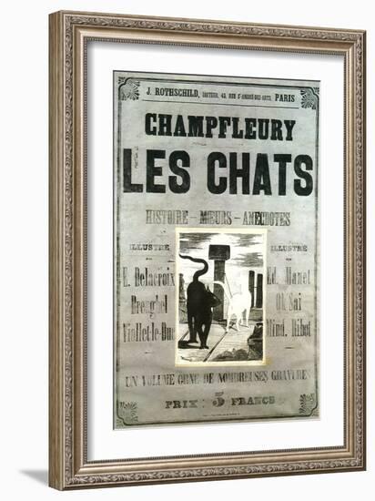 Champfleury Les Chats-null-Framed Art Print