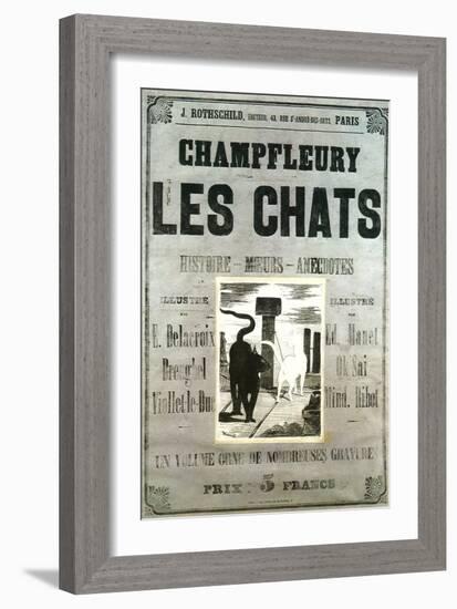 Champfleury Les Chats-null-Framed Art Print