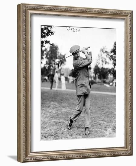 Champion Golfer Harry Vardon Photograph-Lantern Press-Framed Art Print