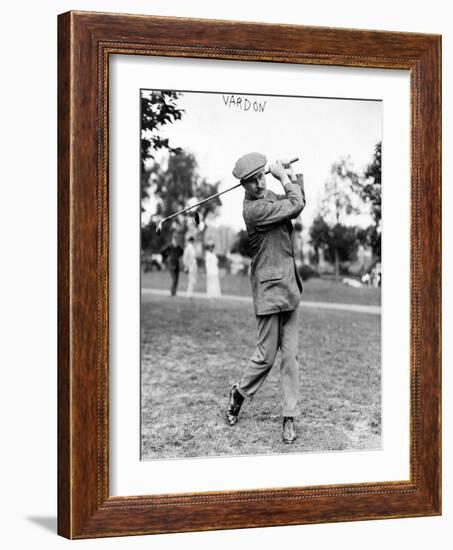 Champion Golfer Harry Vardon Photograph-Lantern Press-Framed Art Print