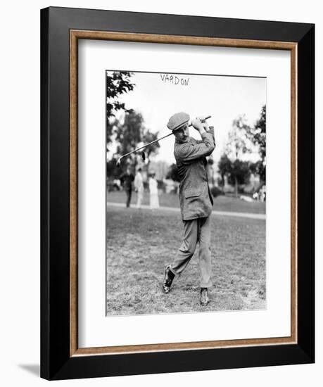 Champion Golfer Harry Vardon Photograph-Lantern Press-Framed Art Print