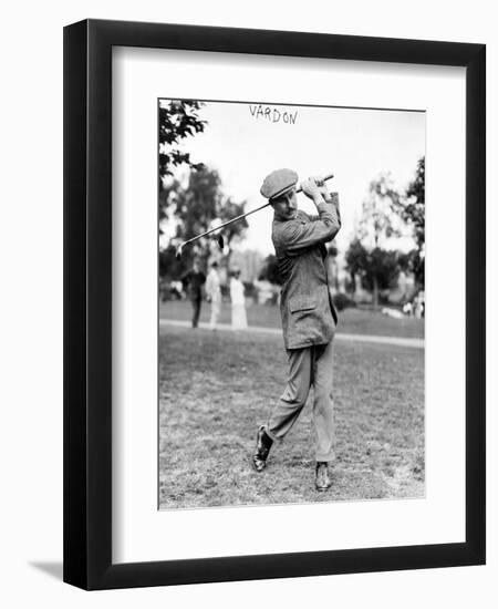 Champion Golfer Harry Vardon Photograph-Lantern Press-Framed Art Print