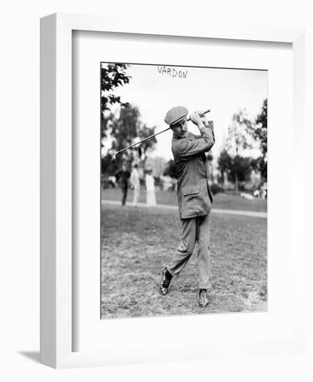 Champion Golfer Harry Vardon Photograph-Lantern Press-Framed Art Print