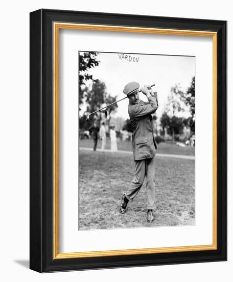 Champion Golfer Harry Vardon Photograph-Lantern Press-Framed Art Print