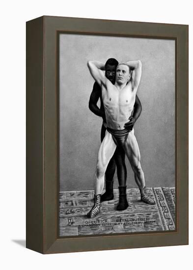 Champion Russian Wrestler-null-Framed Stretched Canvas