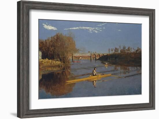 Champion Single Sculls - Max Schmidt-Thomas Cowperthwait Eakins-Framed Art Print