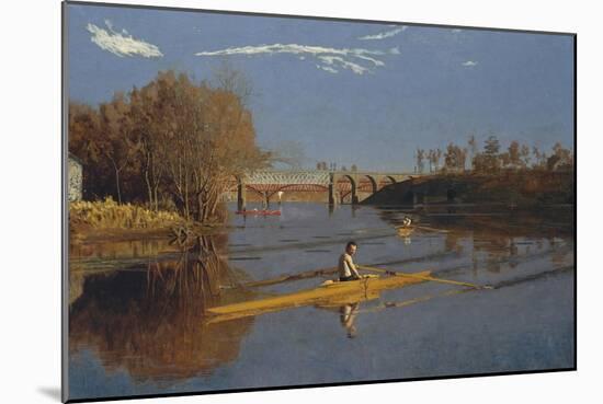 Champion Single Sculls - Max Schmidt-Thomas Cowperthwait Eakins-Mounted Art Print