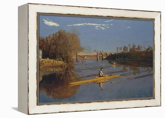 Champion Single Sculls - Max Schmidt-Thomas Cowperthwait Eakins-Framed Stretched Canvas