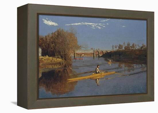 Champion Single Sculls - Max Schmidt-Thomas Cowperthwait Eakins-Framed Stretched Canvas