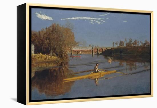 Champion Single Sculls - Max Schmidt-Thomas Cowperthwait Eakins-Framed Stretched Canvas