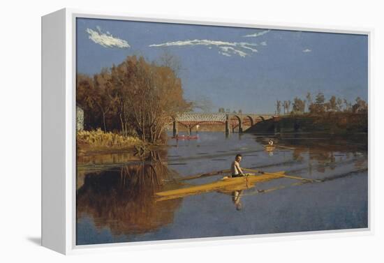 Champion Single Sculls - Max Schmidt-Thomas Cowperthwait Eakins-Framed Stretched Canvas