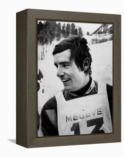 Champion Skiier Jean Claude Killy-null-Framed Premier Image Canvas
