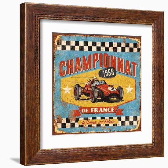 Championnat 1958-Bruno Pozzo-Framed Art Print