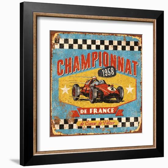 Championnat 1958-Bruno Pozzo-Framed Art Print