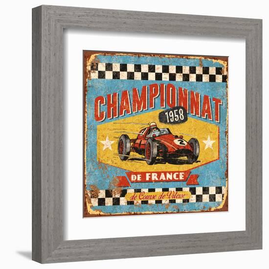 Championnat 1958-Bruno Pozzo-Framed Art Print