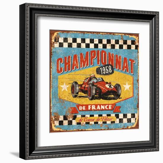 Championnat 1958-Bruno Pozzo-Framed Art Print