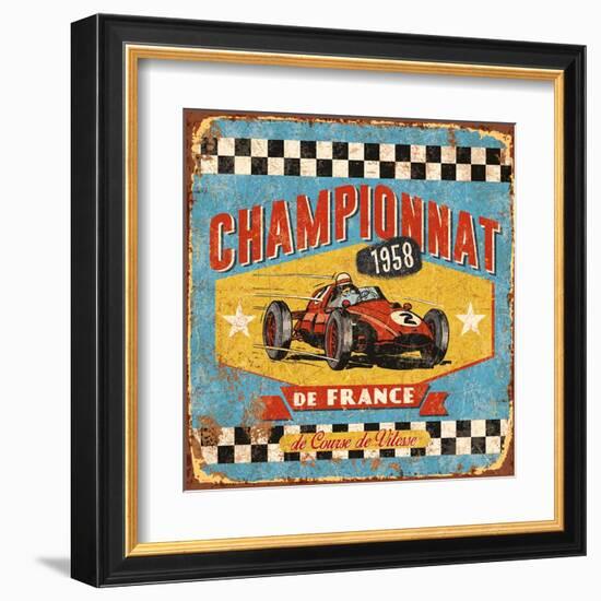 Championnat 1958-Bruno Pozzo-Framed Art Print