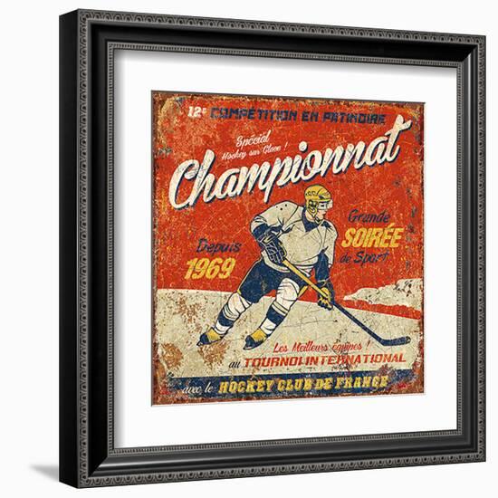 Championnat 1969-Bruno Pozzo-Framed Art Print