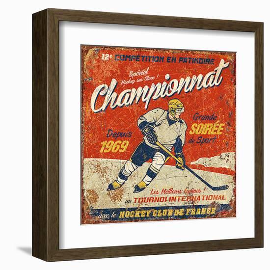 Championnat 1969-Bruno Pozzo-Framed Art Print